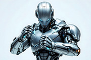 Futuristic robot warrior Ready for C, a Technology Photo by Stock Shape (Thumbnail 3 of 4)