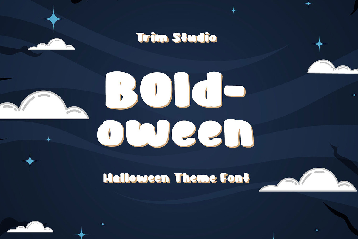 Bold-oween Halloween Font, a Handwritten Font by TrimStudio (Photo 1 of 8)
