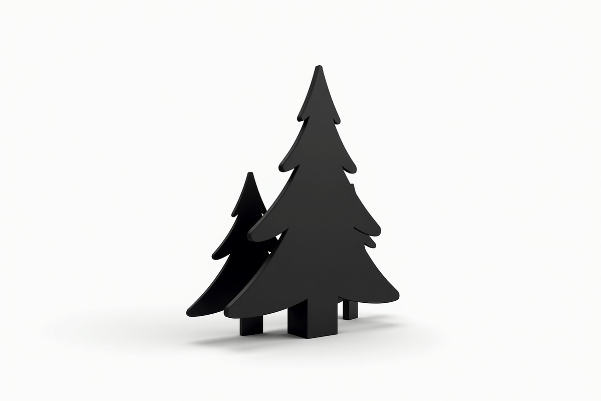Tree Christmas Fir Tree Black, an Illustration by Amazin_art (Photo 7 of 27)