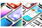 ALL 3D iPHONE MOCK-UP BUNDLE VOL-2, an iPhone Mockup by Graphicsworld125 (Thumbnail 8 of 20)