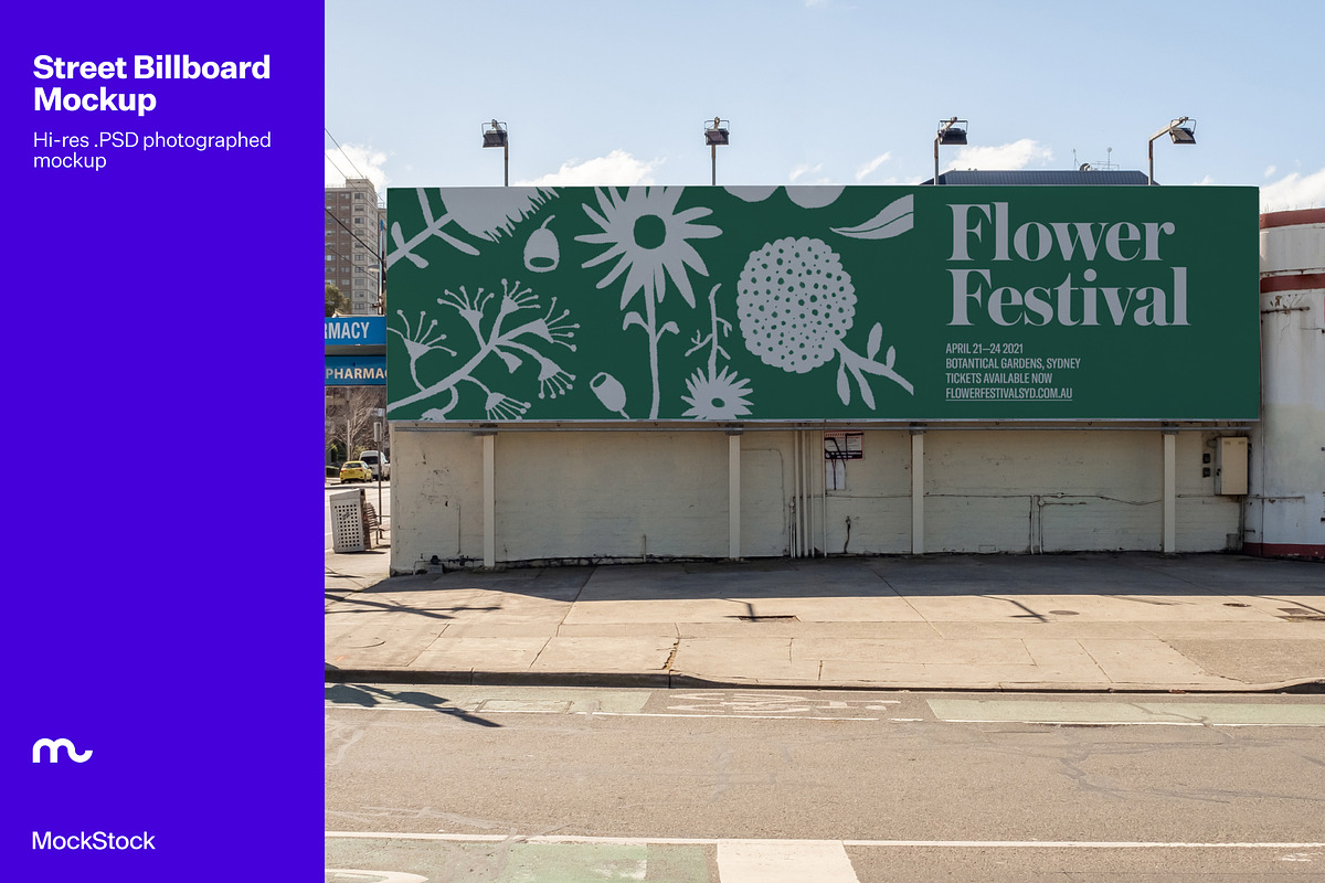 Street Billboard Mockup Landscape, a Product Mockup by mockstock (Photo 2 of 2)