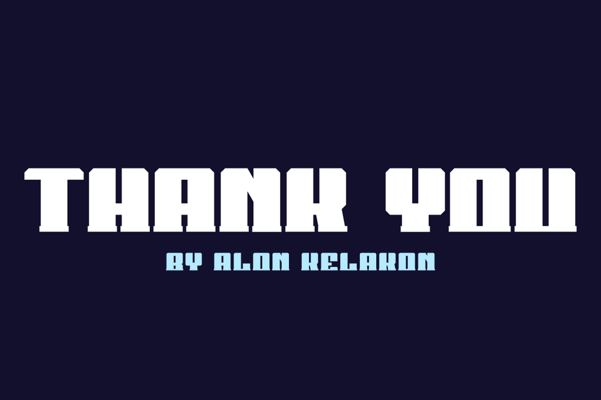 Block Generic, a Sans Serif Font by alon kelakon (Photo 5 of 5)