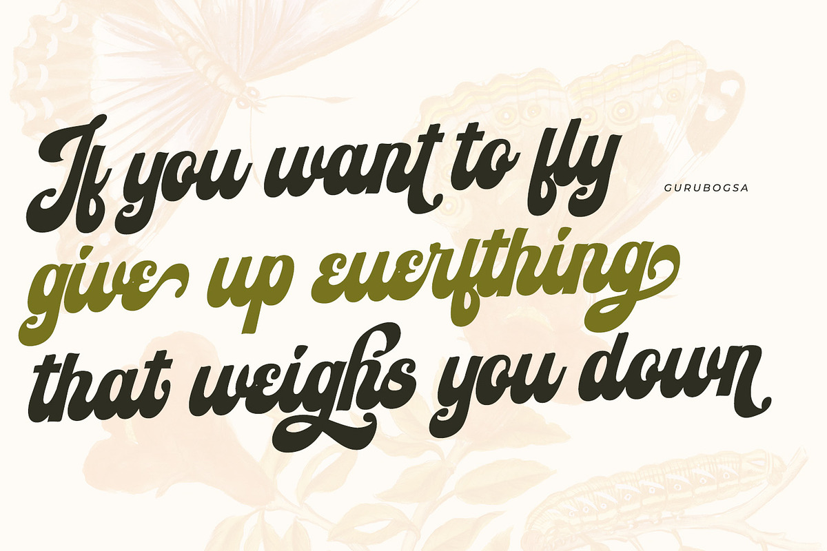 Gradable, a Script Font by Ditatype (Photo 2 of 11)