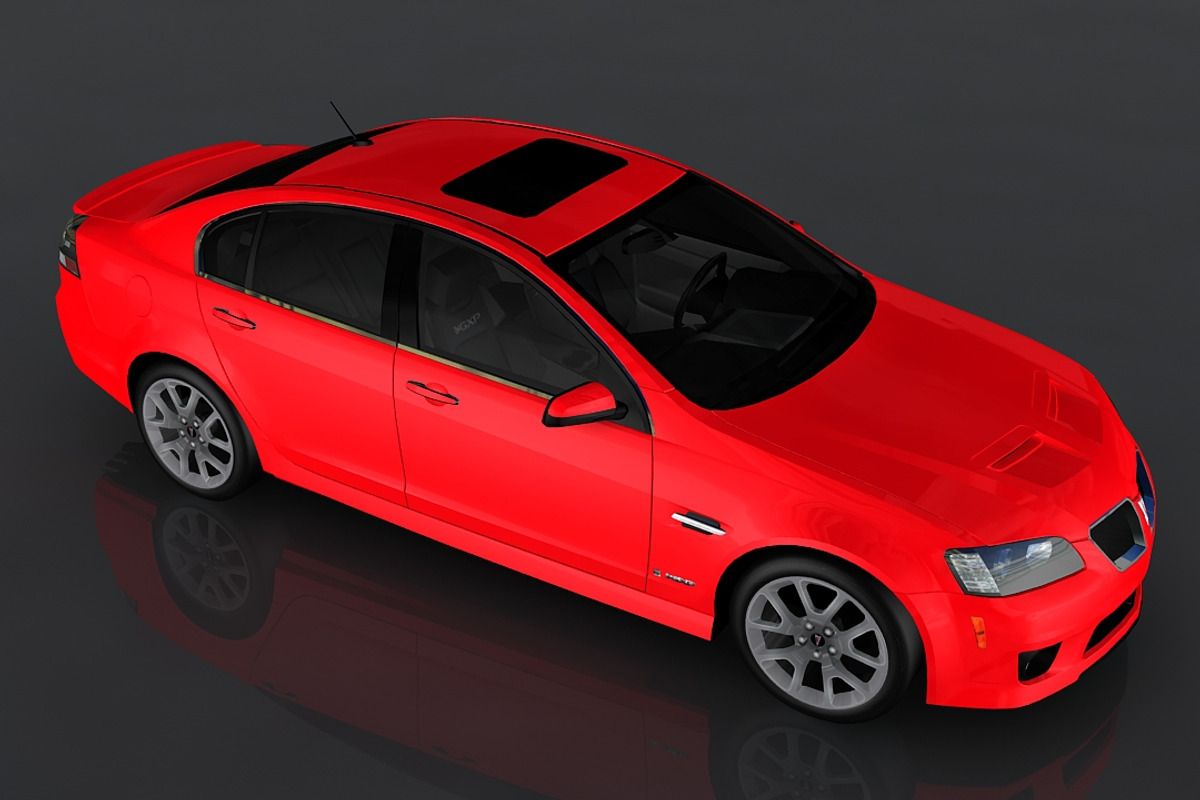 2009 Pontiac G8 GXP, a Cars & Vehicle 3D Model by valtriiu (Photo 3 of 12)