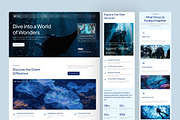 Scuba Diving Website UI Figma, an UI Kit Template by peterdraw (Thumbnail 7 of 7)