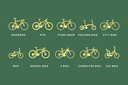 Bike Types Icons, an Icon by Zakazis (Thumbnail 1 of 3)