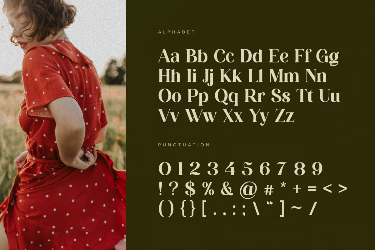 Quvera - Elegant Serif Display Font, a Serif Font by Brand Earth (Photo 2 of 7)