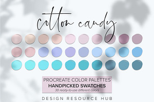 Procreate Color Palette Cotton Candy