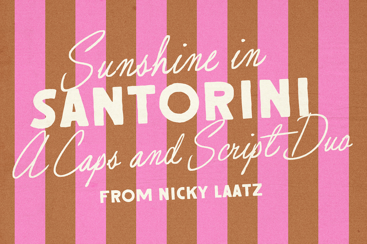Santorini Sunshine, a Handwritten Font by Nicky Laatz (Photo 21 of 23)