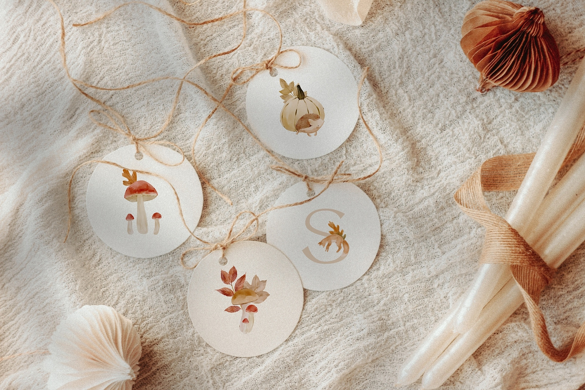 Woodland Watercolor Autumn Set, an Animal Illustration by Jenteva Art (Photo 4 of 15)
