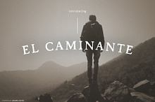 El Caminante Handmade Font