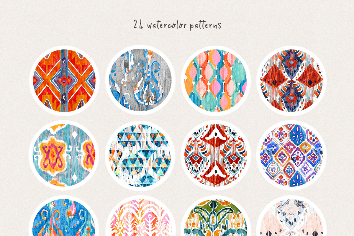 Balinese Ikat, a Pattern Graphic by Nicetoseeya (Photo 2 of 11)