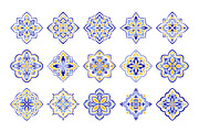 Mediterranean Style Tiles and Motifs, a Pattern Graphic by Vodoleyka (Thumbnail 9 of 16)