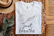 Just Breathe Dandelion png, Digital, an Illustration by SharpMarketplace (Thumbnail 5 of 9)