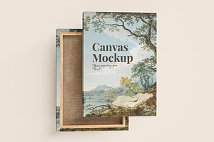 Canvas Mockup, a Print Template by Designer Dude