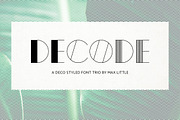 Decode Family, a Sans Serif Font by Little Fonts (Thumbnail 1 of 8)