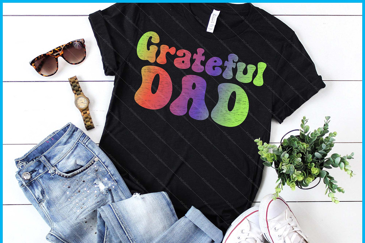 Grateful Dad Vintage Father's Day, a Graphic by Creativeusart (Photo 1 of 4)