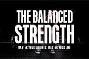 Balance - Condensed Sans Serif Font, a Sans Serif Font by Pian45 Studio (Thumbnail 5 of 8)