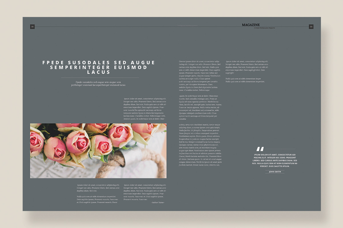 Magazine Template 11, a Magazine Template by pmvch (Photo 5 of 12)