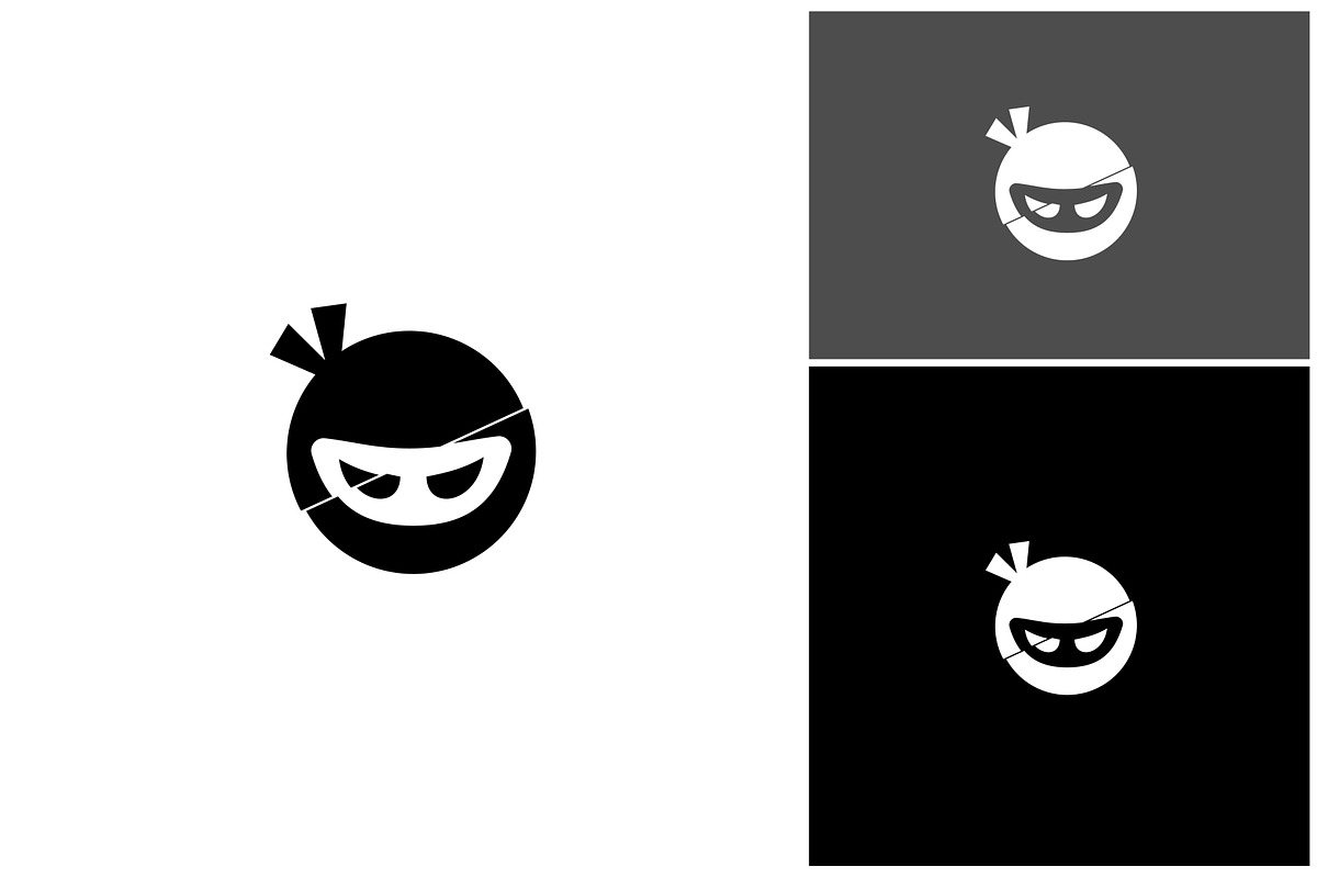 Ninja Head Slash Illustration Logo, a Branding & Logo Template by ika trisiana