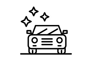 New Car Line Icon, an Icon by Pexelpy