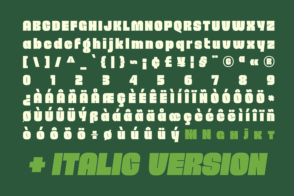 Moco - Extra Bold Display Font, a Sans Serif Font by Glyphminds Studios (Photo 4 of 5)