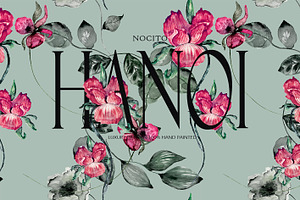 Hanoi, Luxury Botanical Pattern