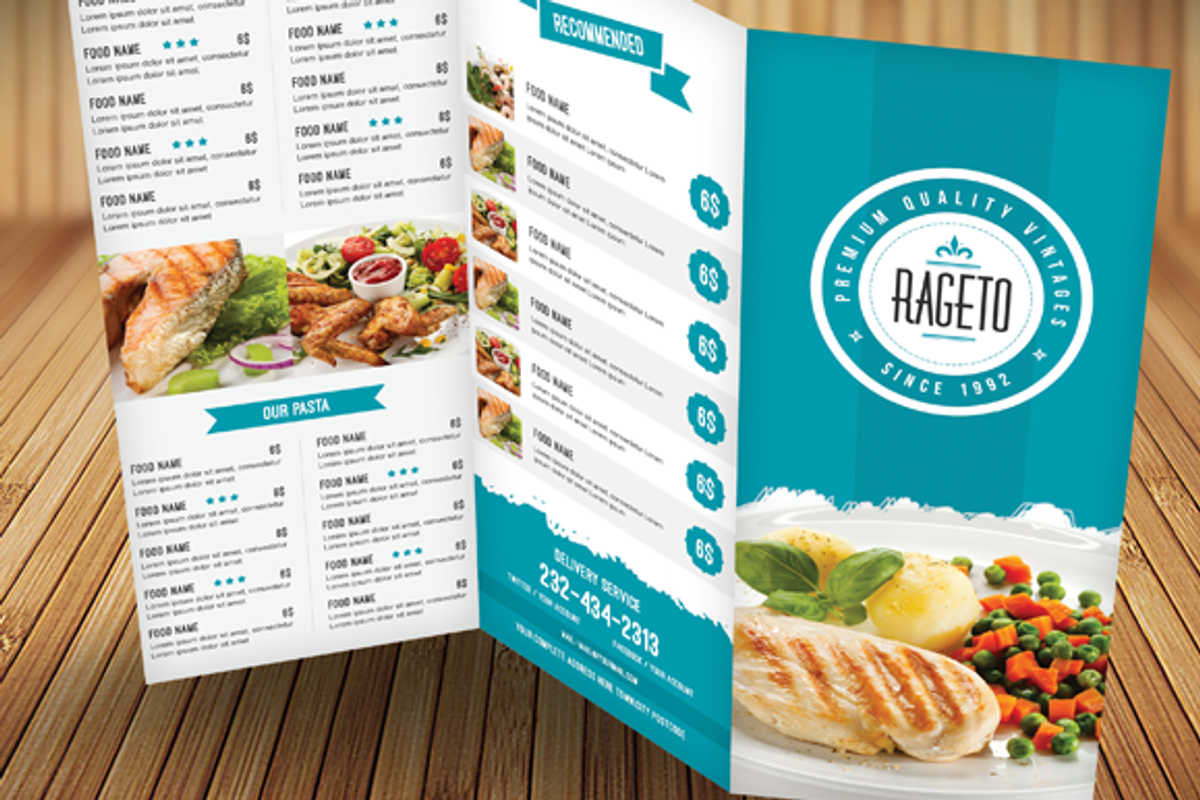 Clean Food Menu, a Brochure Template by Nody4Design (Photo 2 of 6)