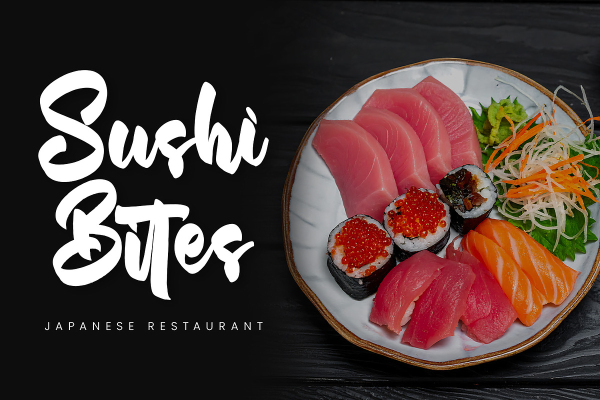 Delichatz - Bold Brush Script, a Script Font by Variatype (Photo 7 of 8)