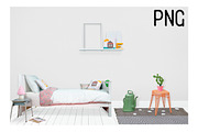 Kids Room Wall/Frame Mock Up 5, a Print Template by Whimsicality (Thumbnail 4 of 4)