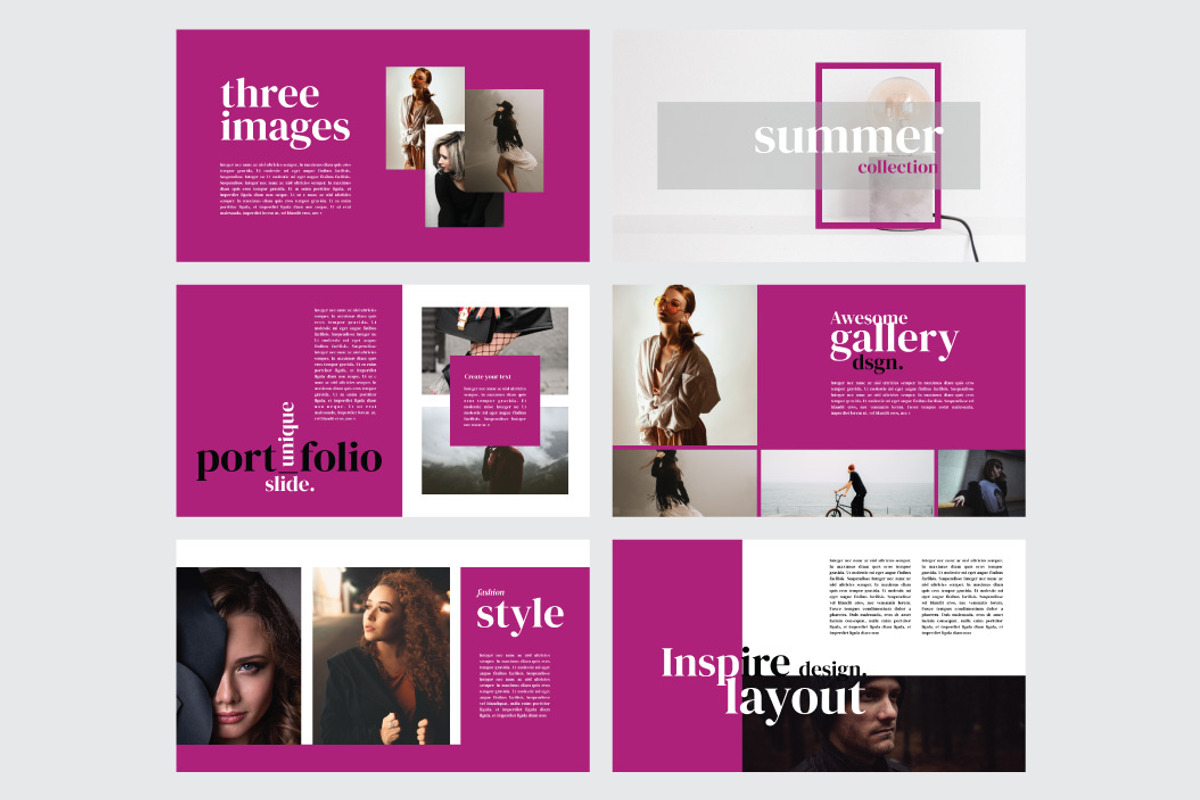MAGENTA - Powerpoint Template, a Presentation Template by Shafura (Photo 5 of 6)