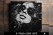 Beautiful Woman Sunglasses Chic, a Background Graphic by LaseredNinja (Thumbnail 5 of 7)