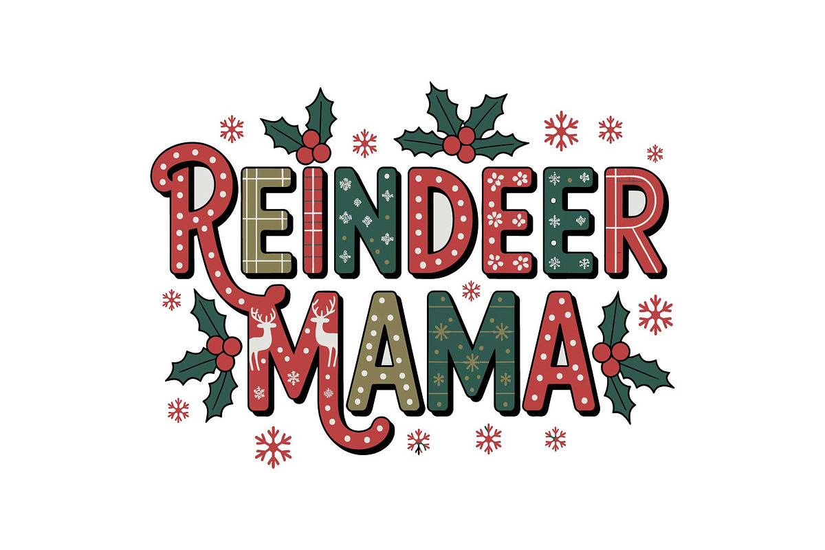 BELIEVE Holiday Quote Art SVG, an Object Graphic by yasushie (Photo 5 of 16)