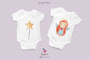 Baby Girl, Watercolor Angels png 030, an Illustration by Drawberx (Thumbnail 9 of 9)