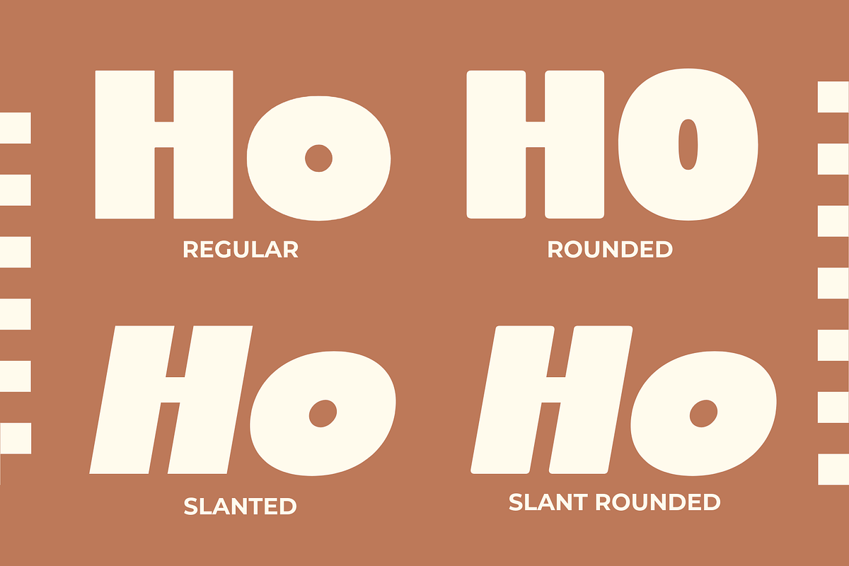 Chunky Sundae - A Bold Display Font, a Sans Serif Font by Ainun Jinan (Photo 2 of 9)