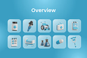 Medical & Health 3D Icon Set, a 3D by Home Studio (Thumbnail 3 of 4)