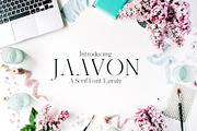 Jaavon Serif Font Family, a Serif Font by Creativetacos (Thumbnail 1 of 6)