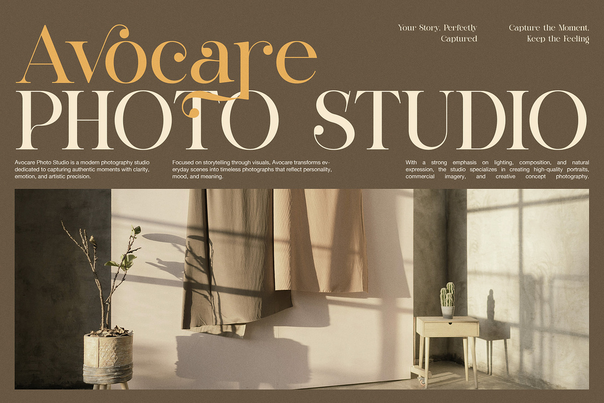 Moska Elegant Serif Font, a Serif Font by Graphicxell (Photo 4 of 8)
