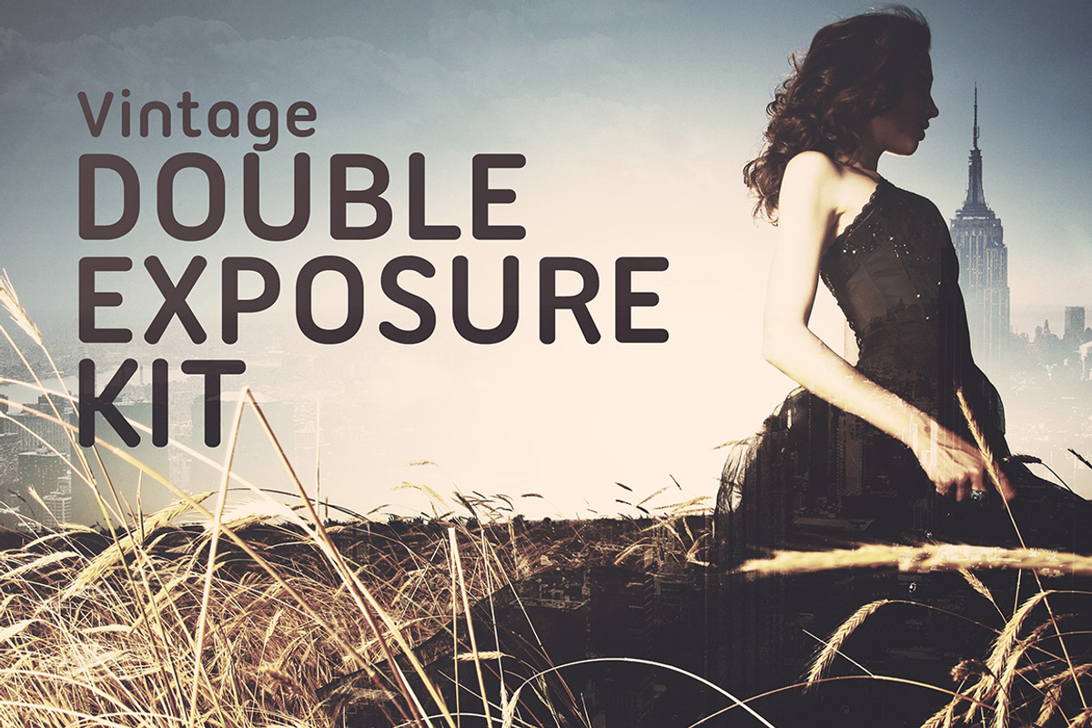 Vintage Subtle Double Exposure Kit, a Graphic by DesignSomething (Photo 3 of 5)