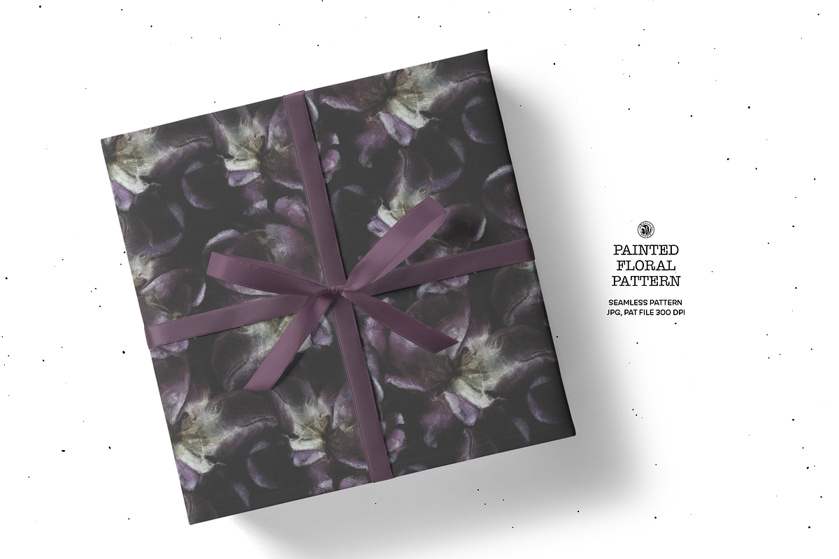 Dark Painted Floral Wallpaper, a Wallpaper Graphic by Webvilla Studio (Photo 6 of 7)