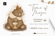 Time of Magic. Procreate Brushes, a Brush Add-On by polikarpovaart (Thumbnail 1 of 18)