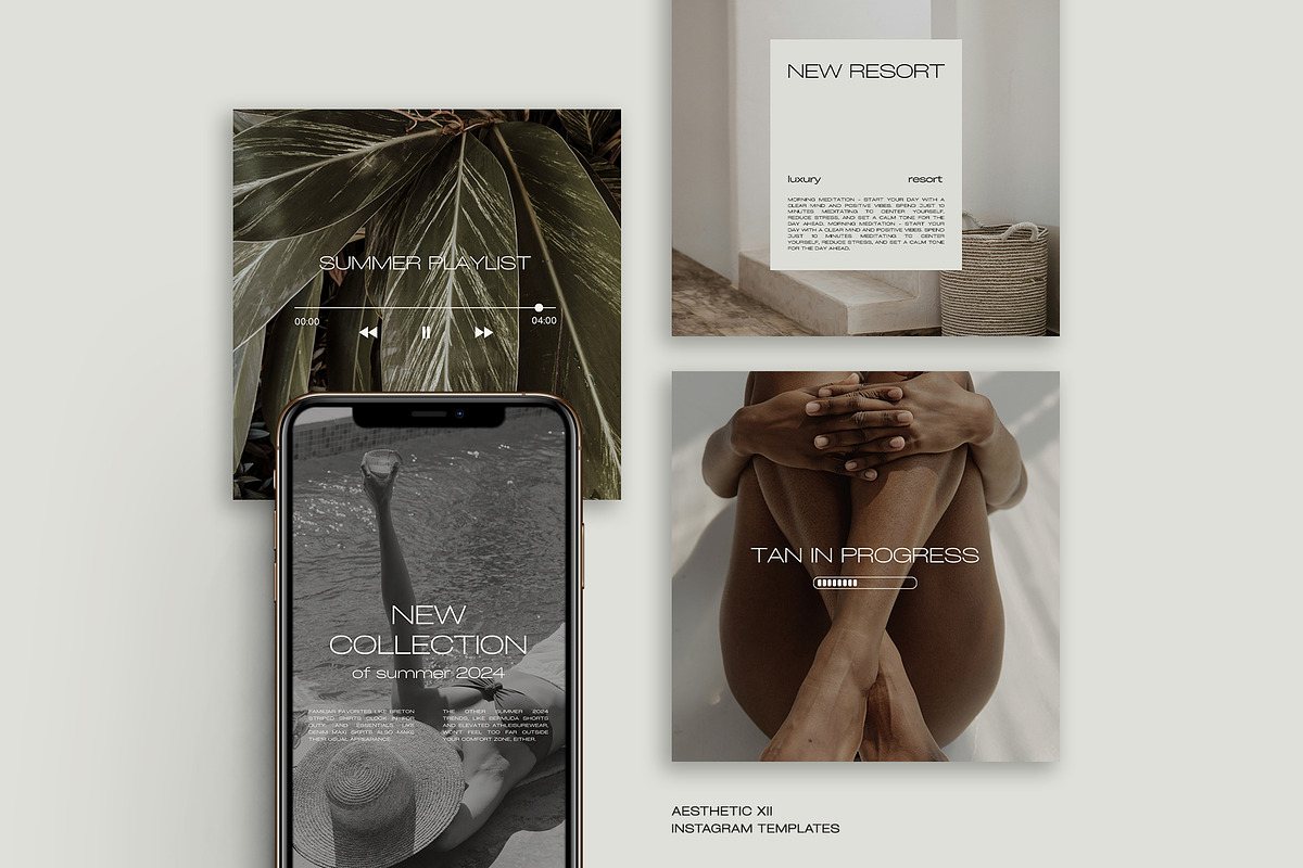 1500 Aesthetic Instagram Templates, a Social Media Template by Instprofi | Studio Estimo (Photo 45 of 60)