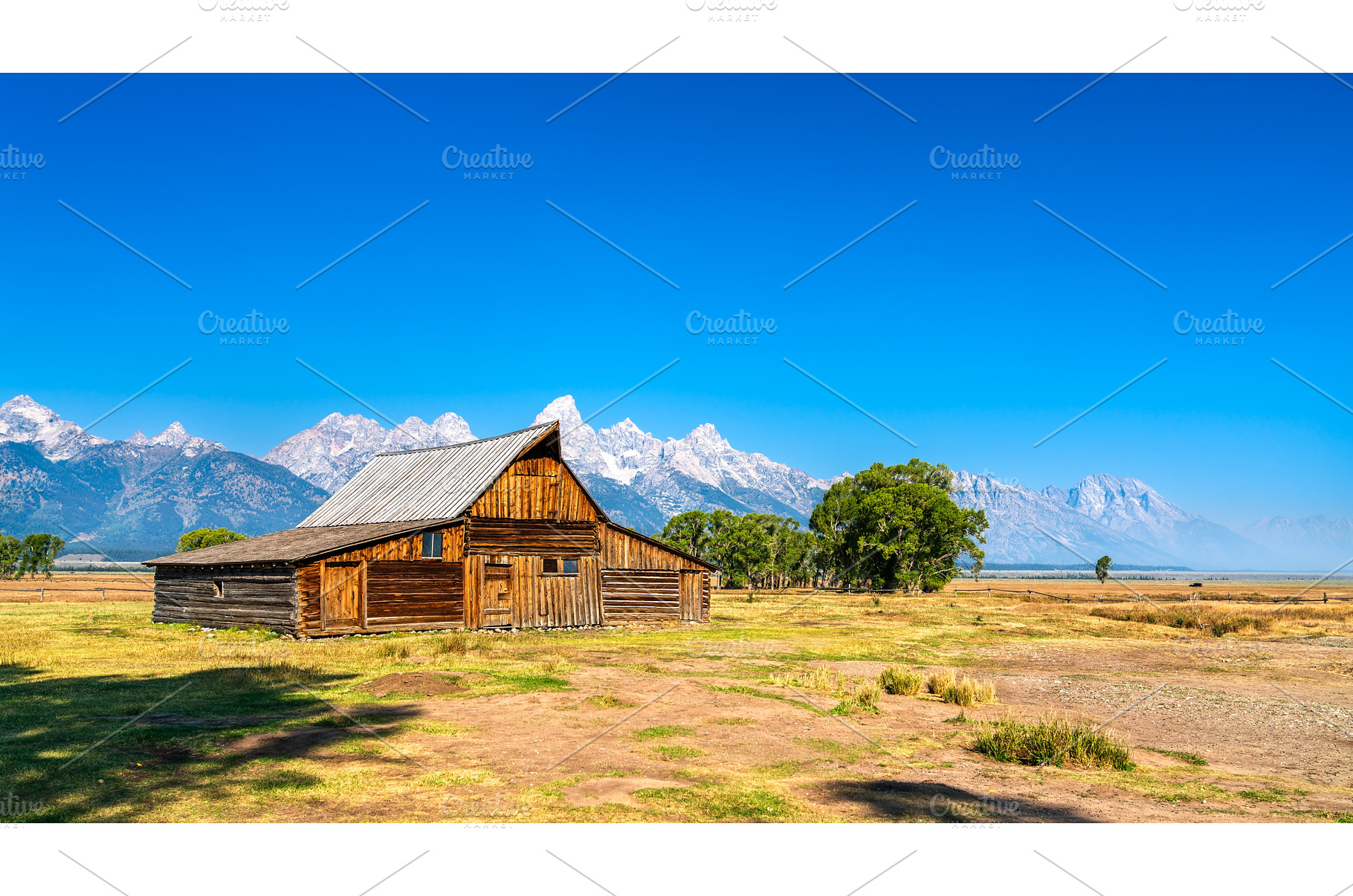T.A. Moulton barn at Mormon Row in, a Nature Photo by Leonid Andronov