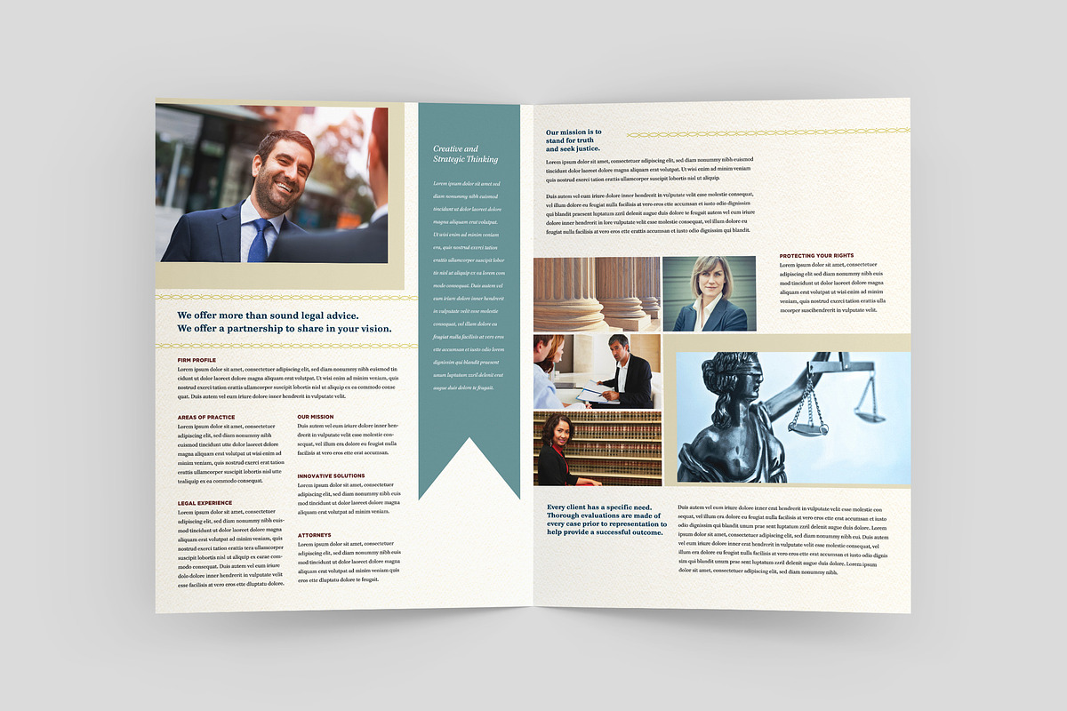 Law Firm Brochure Template, a Brochure Template by StockLayouts (Photo 2 of 4)