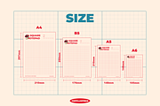 4 Square Notepad | Digital Product, a Stationery Template by The Tran Studio (Thumbnail 2 of 4)