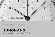 Watch face vector drawing- Max Bill, an Object Graphic by Iamjaydesign (Thumbnail 1 of 6)
