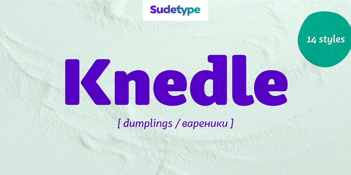 Knedle, a Sans Serif Font by Sudetype (Photo 1 of 10)
