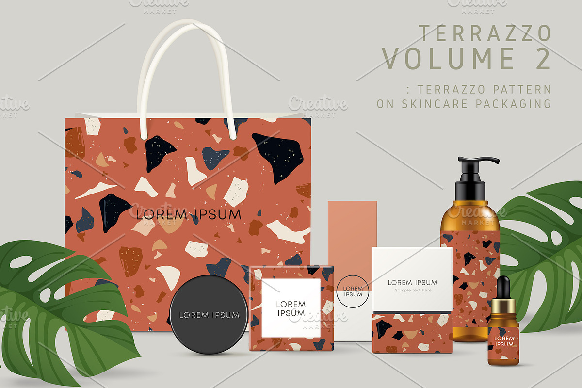 Terrazzo Patterns Volume2, a Pattern Graphic by Daraon (Photo 3 of 5)