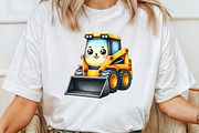 Kawaii Construction Sublimation PNG, an Illustration by Pixels.Craft (Thumbnail 4 of 7)