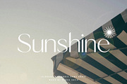 Sunshine - Elegant & Classic Sans, a Sans Serif Font by Misha Sova (Thumbnail 1 of 8)